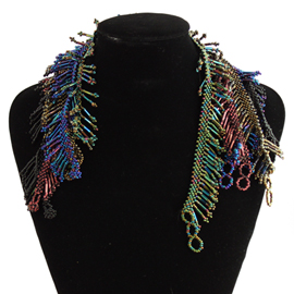 Dancin' Fringe Choker - Assorted Darks