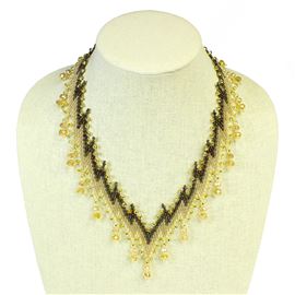 Lightning Necklace - #113 Sand, Magnetic Clasp!