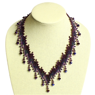 Lightning Necklace - #210 Purple, Magnetic Clasp!