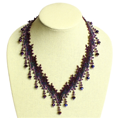 Lightning Necklace - #210 Purple, Magnetic Clasp!