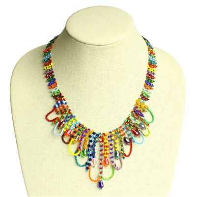 Chandelier Necklace - #101 Multi, Magnetic Clasp!