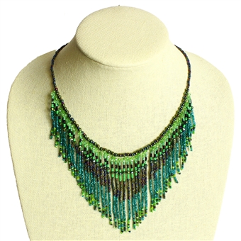 Sasha Necklace - #109 Green, Magnetic Clasp!