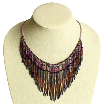 Sasha Necklace - #210 Purple, Magnetic Clasp!