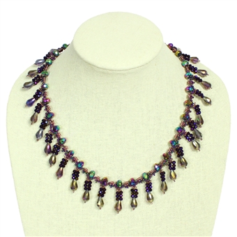 Candela Necklace - #210 Purple, Magnetic Clasp!