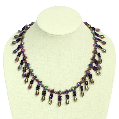 Candela Necklace - #210 Purple, Magnetic Clasp!