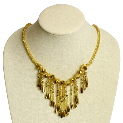 Sylvia Necklace - #207 Gold, Magnetic Clasp!