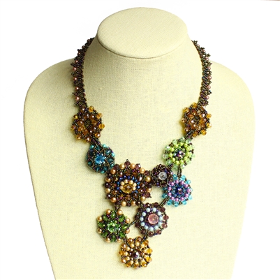 Button Necklace - #700 Jewel Multi, Magnetic Clasp!
