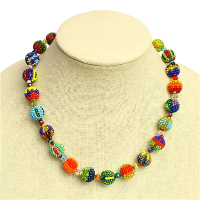 Small Fiesta Necklace - #101 Multi, Magnetic Clasp!