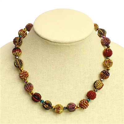 Small Fiesta Necklace - #103 Earth, Magnetic Clasp!