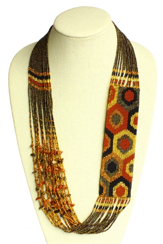 Dotty Story Necklace - #103 Earth, Magnetic Clasp!