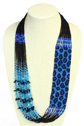 Leopard Story Necklace - #108 Blue