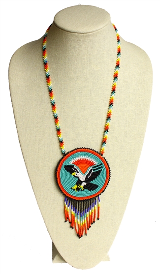 Eagle Rosette Necklace