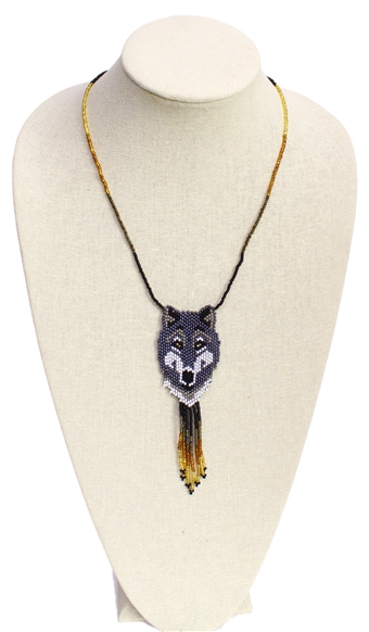 Wolf Necklace - #103 Earth
