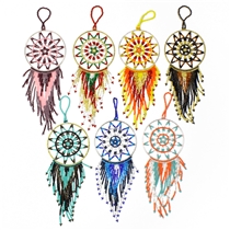 Dream Catcher Ornament, 7.5" Catcher to Fringe