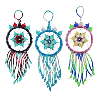 Flower Dream Catcher Ornament, 9"