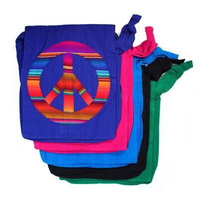 Textile Peace Bag