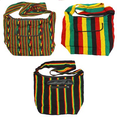 Rasta Hobo Bag, Large - #001 Assorted