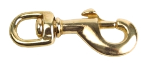 Swivel Bolt Snap, XS 1/2", Brass