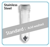 Prefilled 2.0 ml tubes,Stainless Steel, 2.8mm Acid washed, 50 pk