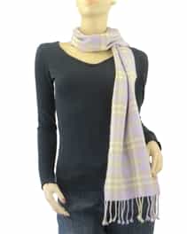 Cashmere Plaid Muffler Pastel Paradise Tartan