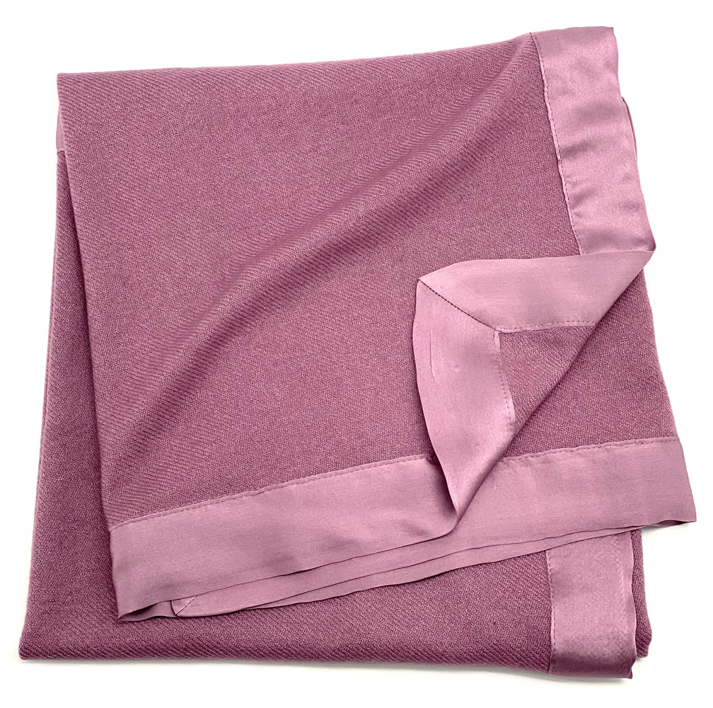 Pure Cashmere Baby Blanket Midnight Lavender 3Ply