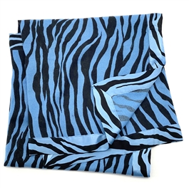 Baby Blanket Blue Zebra