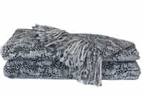 Cashmere Throw Blanket Python Animal Print