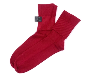 Cranberry Cashmere Socks