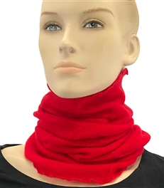 Pure Cashmere Neck Tube Red