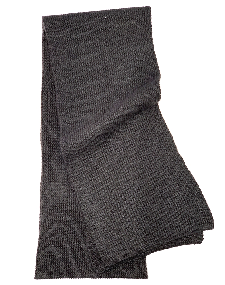 Pure Cashmere Scarf In Charcoal For Man