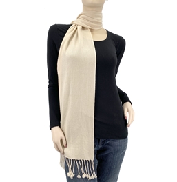 Beige Pashmina Scarf