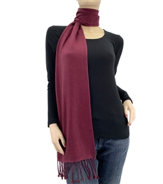 Burgundy Pashmina Scarf