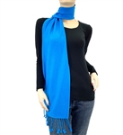 Peacock Blue Pashmina Scarf