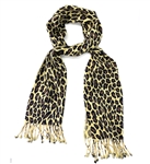 Leopard Animal Print Pashmina