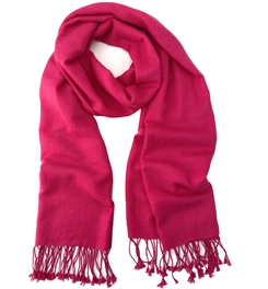 Hot Pink Pashmina Wrap 2Ply