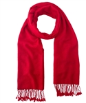 Red Pashmina Wrap 2Ply