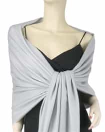 Light Grey Pashmina Wrap