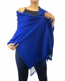 Electric Blue Pashmina Wrap