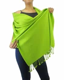 Lime Green Pashmina Wrap