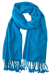 Peacock Blue Pashmina Wrap