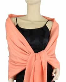 Coral Pashmina Wrap