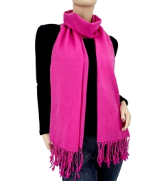 Hot Pink Ring Pashmina