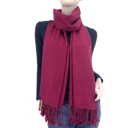 Burgundy Ring Pashmina