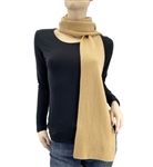 Camel Cashmere Scarf