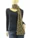 Pure Cashmere Knit Printed Scarf Leopard