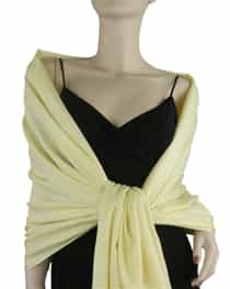 Pale Yellow Pashmina Wrap