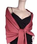 Earth Red Silk Blend Wrap