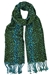 Green Leopard Animal Print Pashmina