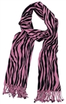 Pink Zebra Pashmina