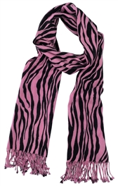 Pink Zebra Pashmina